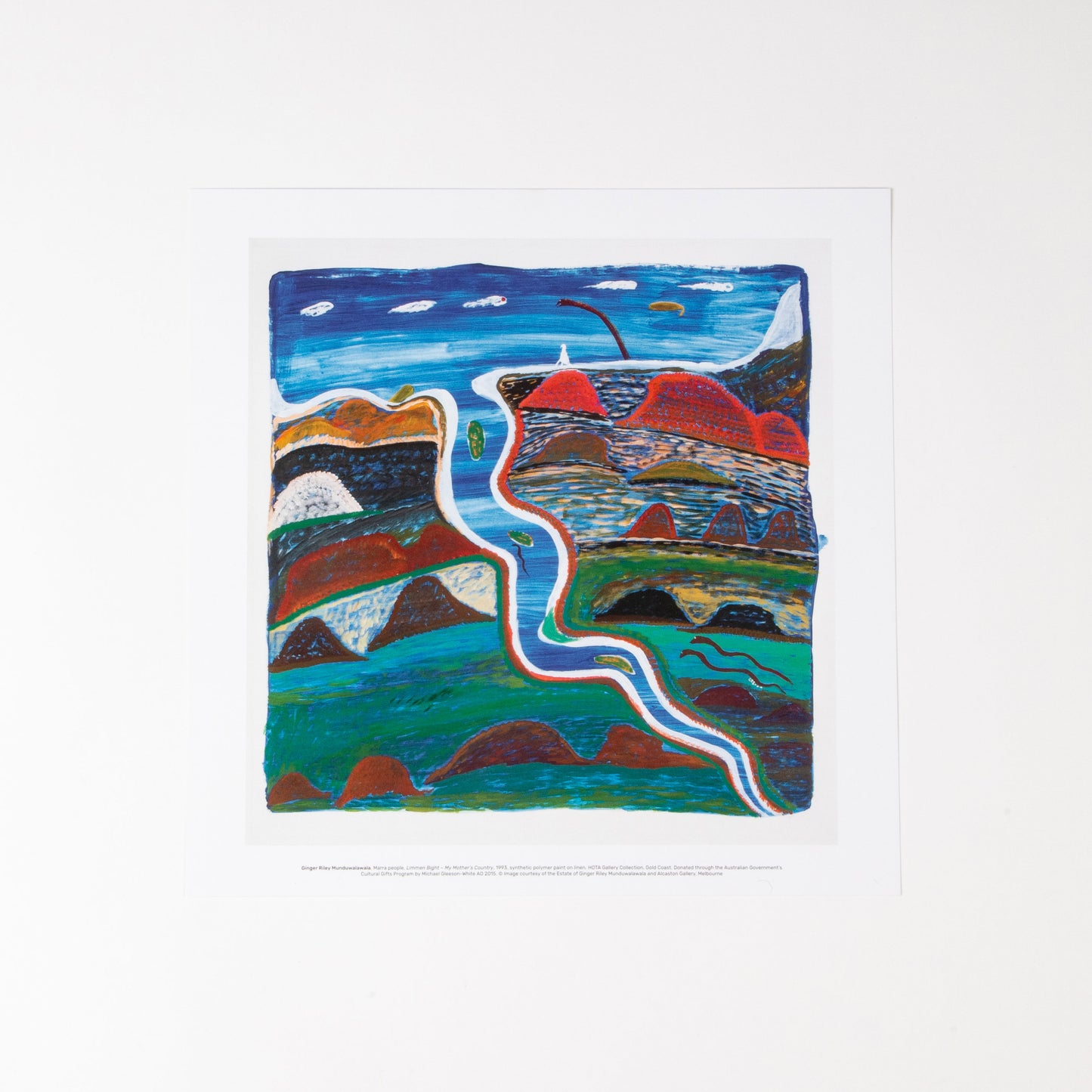 LIMMEN BIGHT – MY MOTHER’S COUNTRY SQUARE PRINT