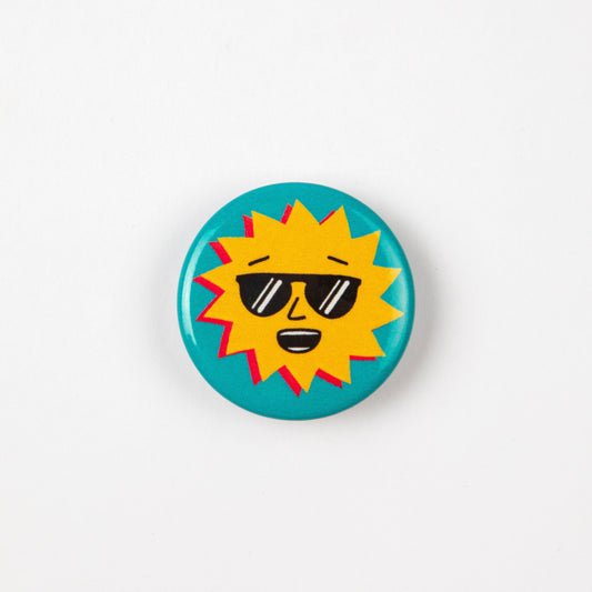 MR. SUNNY BUTTON BADGE