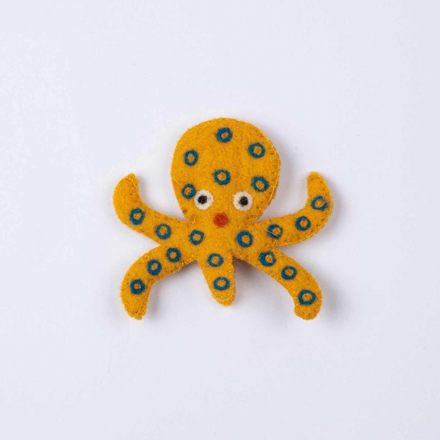 BLUE RINGED OCTOPUS FINGER PUPPET