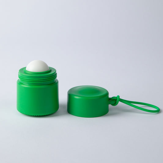 GREEN ROLL-ON SUNSCREEN APPLICATOR
