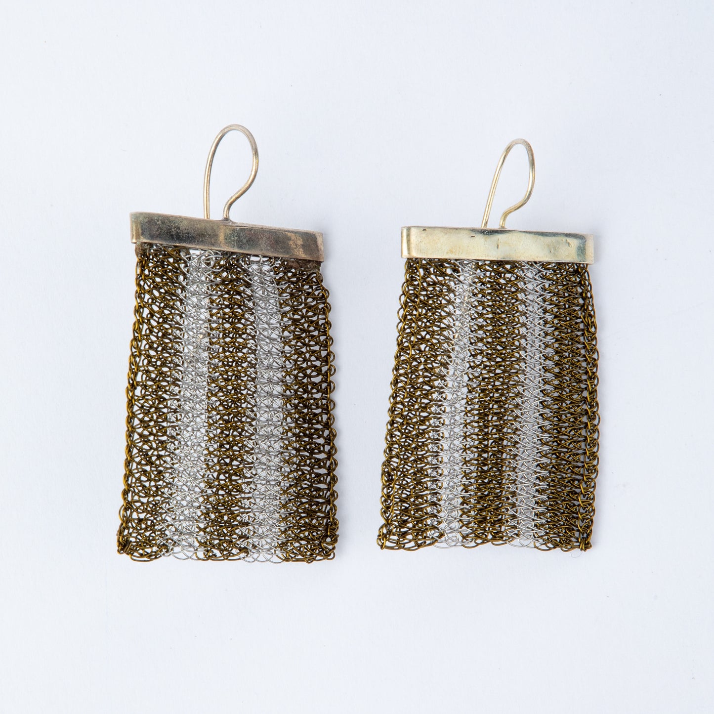 MESH STRIPE EARRINGS