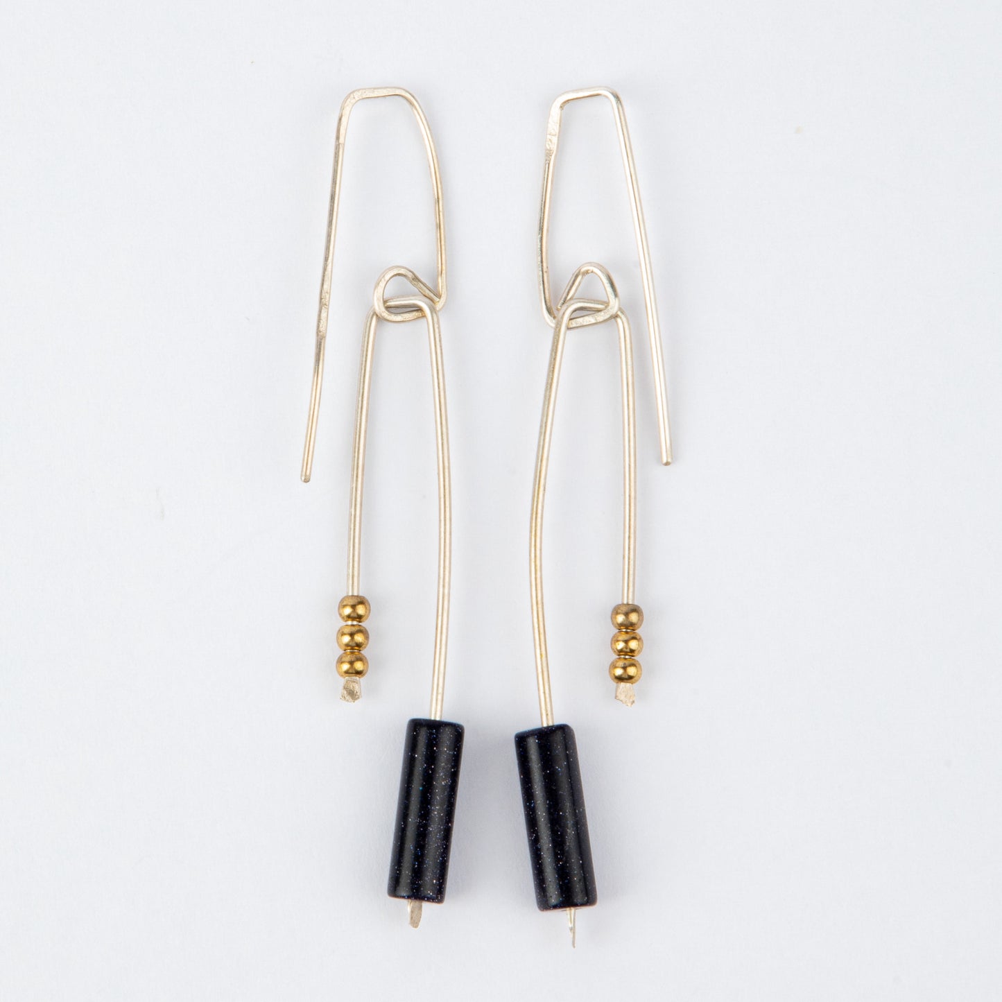 EBONY RESIN DROP EARRINGS