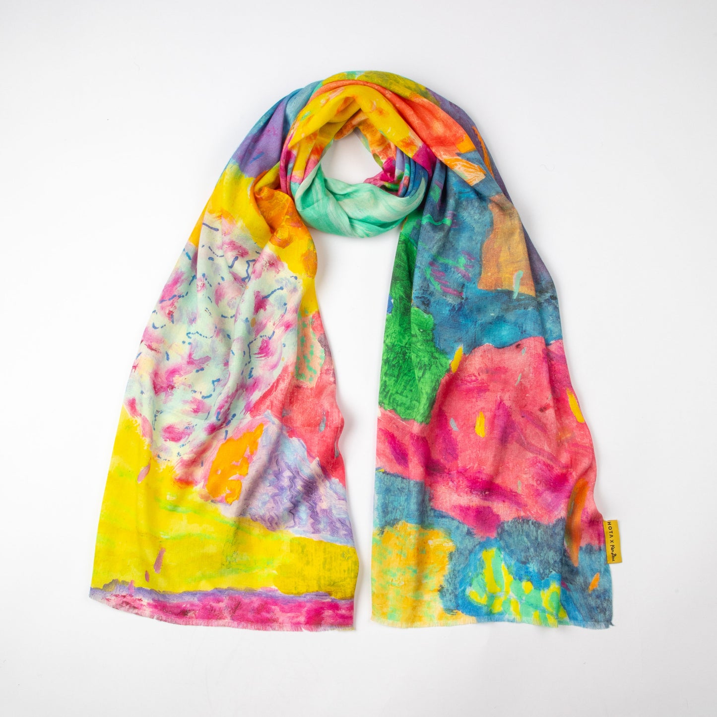LONG REEF SILK SCARF | HOTA x KEN DONE