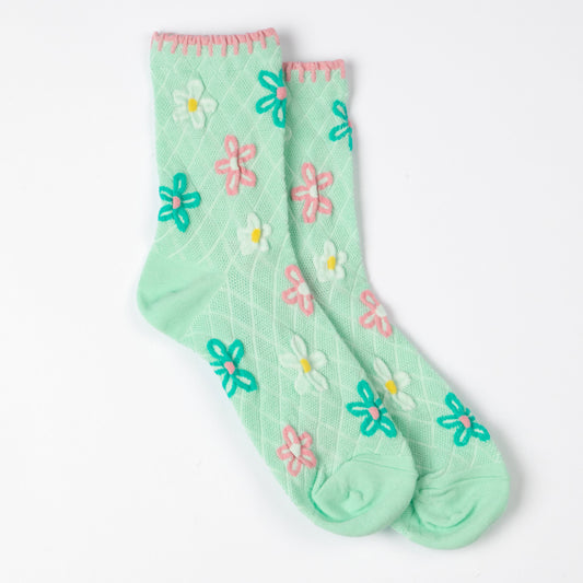 SOCKS SPRING BLANKET GREEN