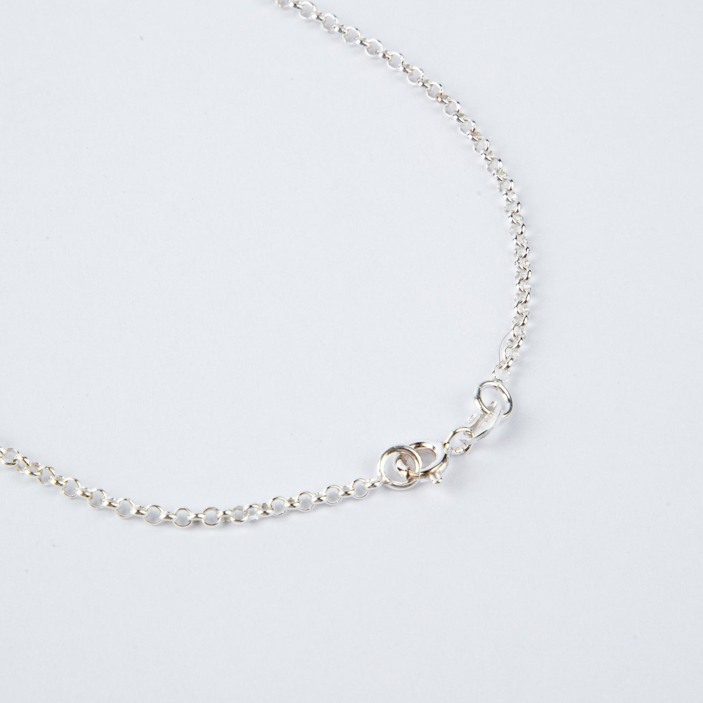 OVAL FRAME TWO PINK FLOWERS NECKLACE