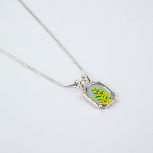 ORNATE FRAME WATTLE NECKLACE