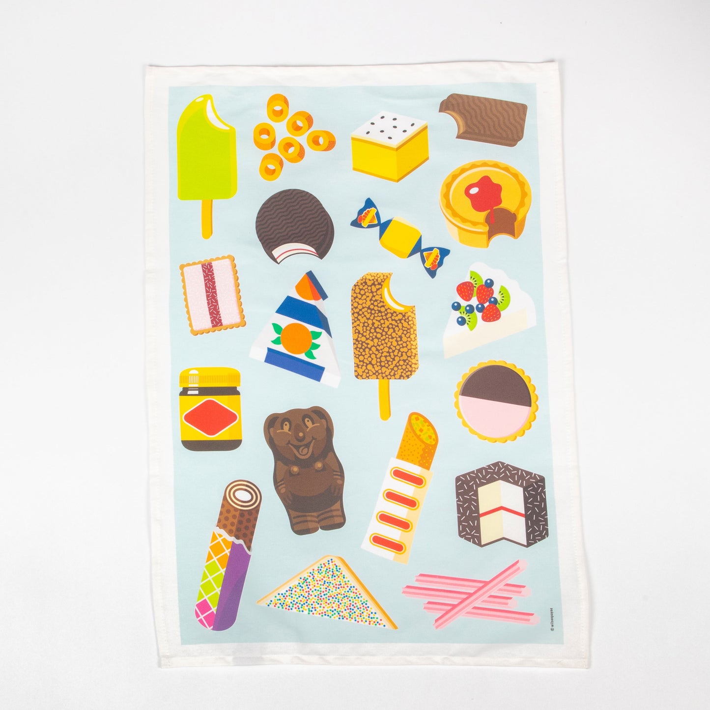 TEA TOWEL AUSSIE SNACKS