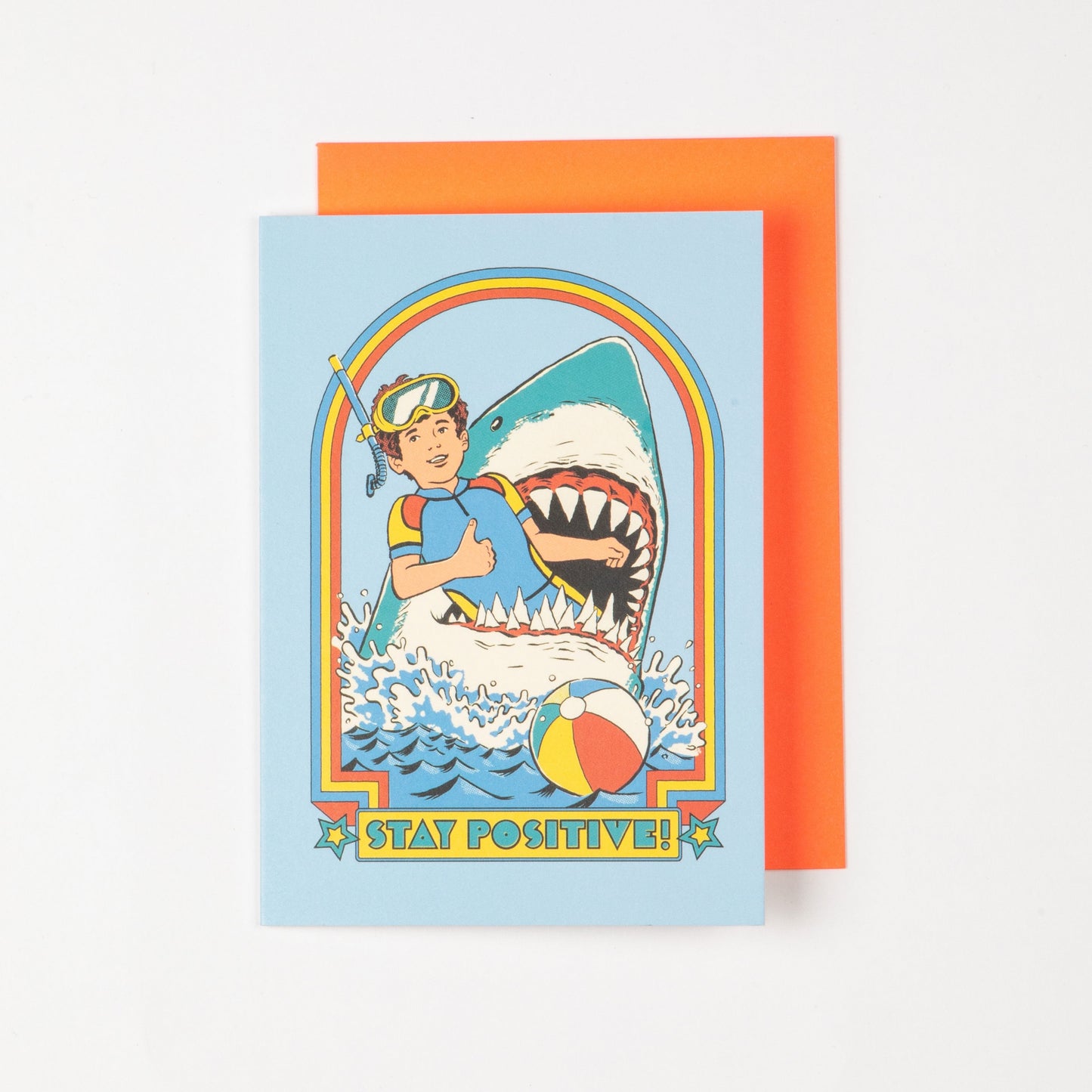 STAY POSITIVE GREETING CARD