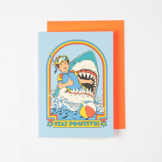 STAY POSITIVE GREETING CARD