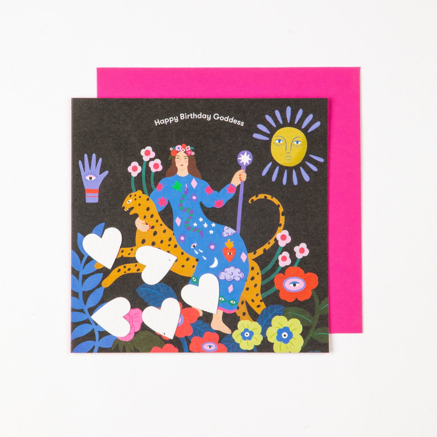 HAPPY BIRTHDAY GODDESS GREETING CARD