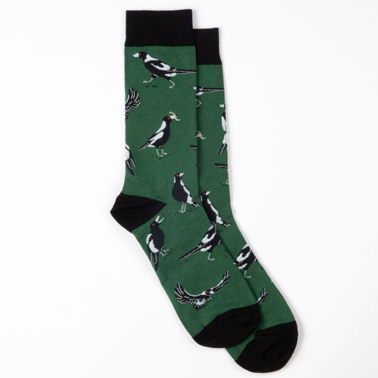 SWOOP! (THERE IT IS) MAGPIE SOCKS