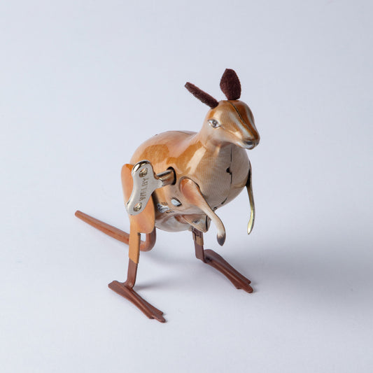 KANGAROO WIND UP TIN TOY