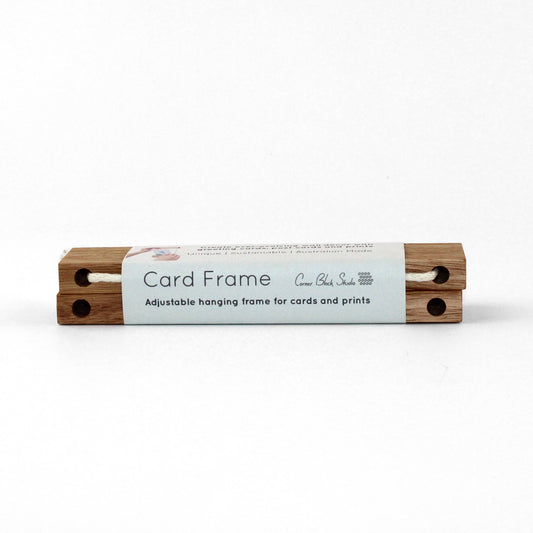 HARDWOOD CARD FRAME