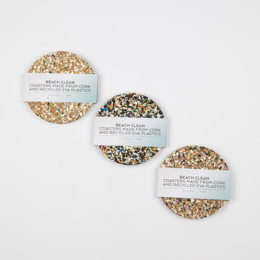 BEACH CLEAN SET OF 4 COASTERS