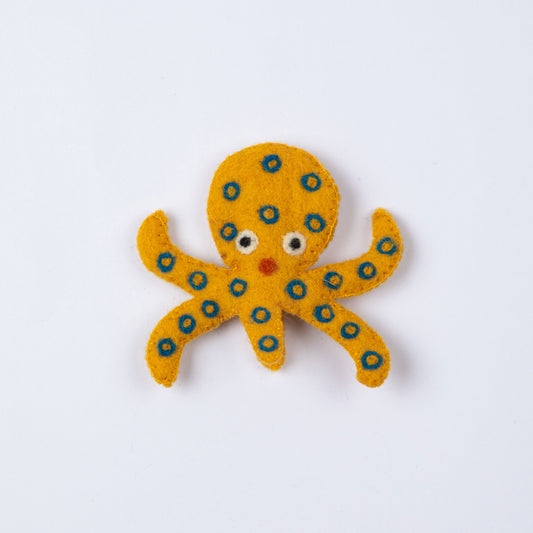 BLUE RINGED OCTOPUS FINGER PUPPET