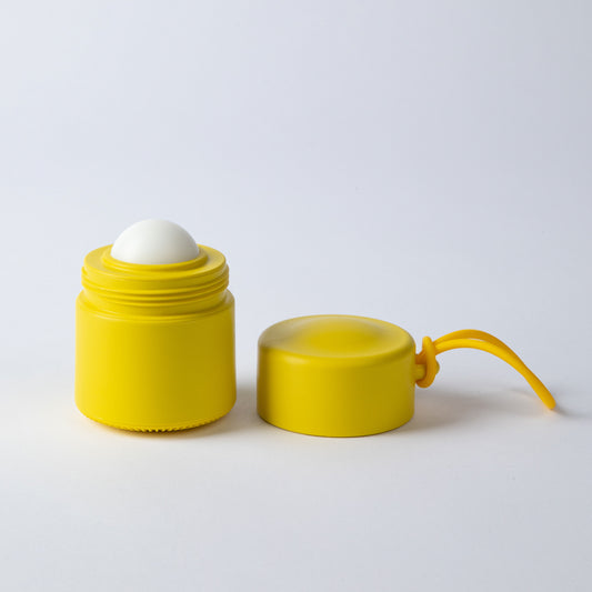 YELLOW ROLL-ON SUNSCREEN APPLICATOR