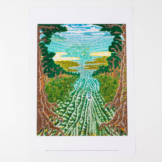 CLAUDIE RUNNING STRAIGHT A3 PRINT