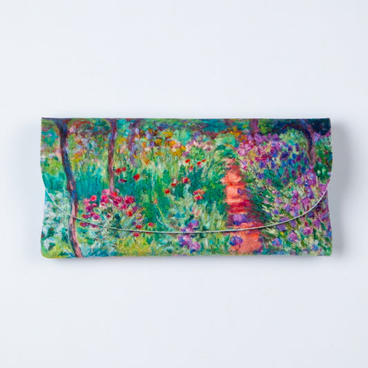 CLAUDE MONET GARDEN AT GIVERNEY GLASSES CASE