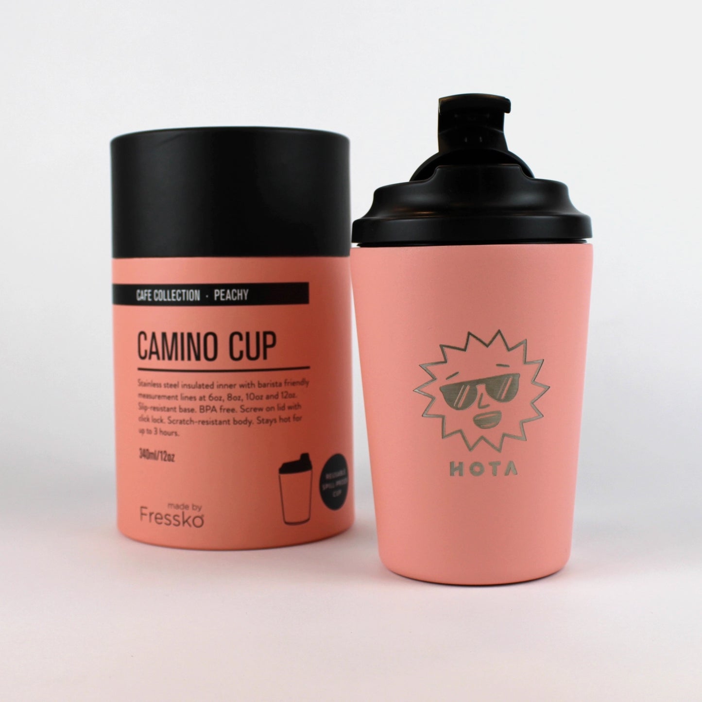 PEACH MR. SUNNY REUSABLE CUP