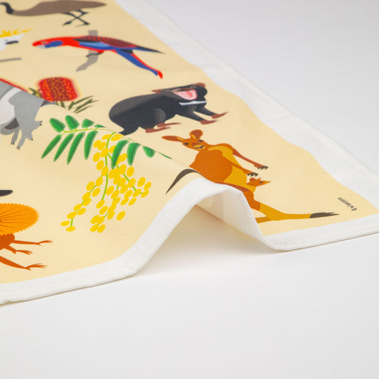 AUSSIE WILDLIFE TEA TOWEL