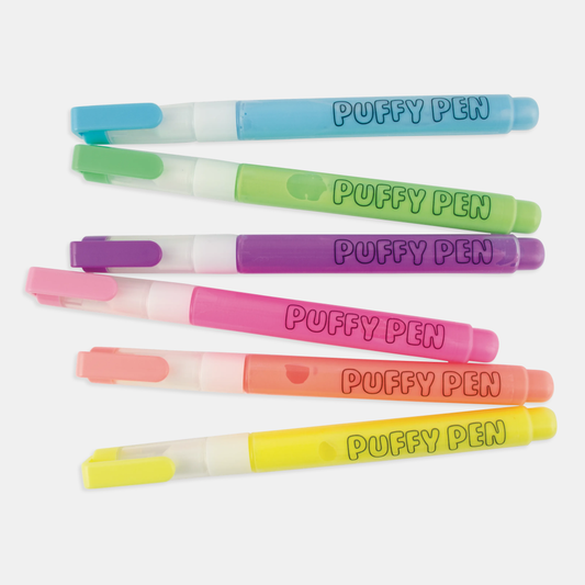 MAGIC NEON PUFFY PENS MARKERS